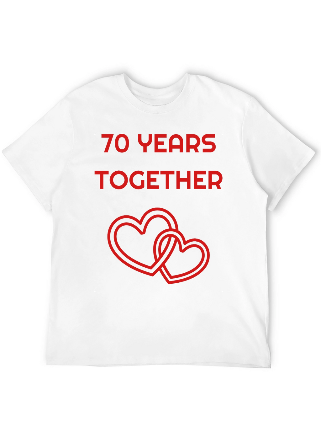 70 Years Together Anniversary T-Shirt