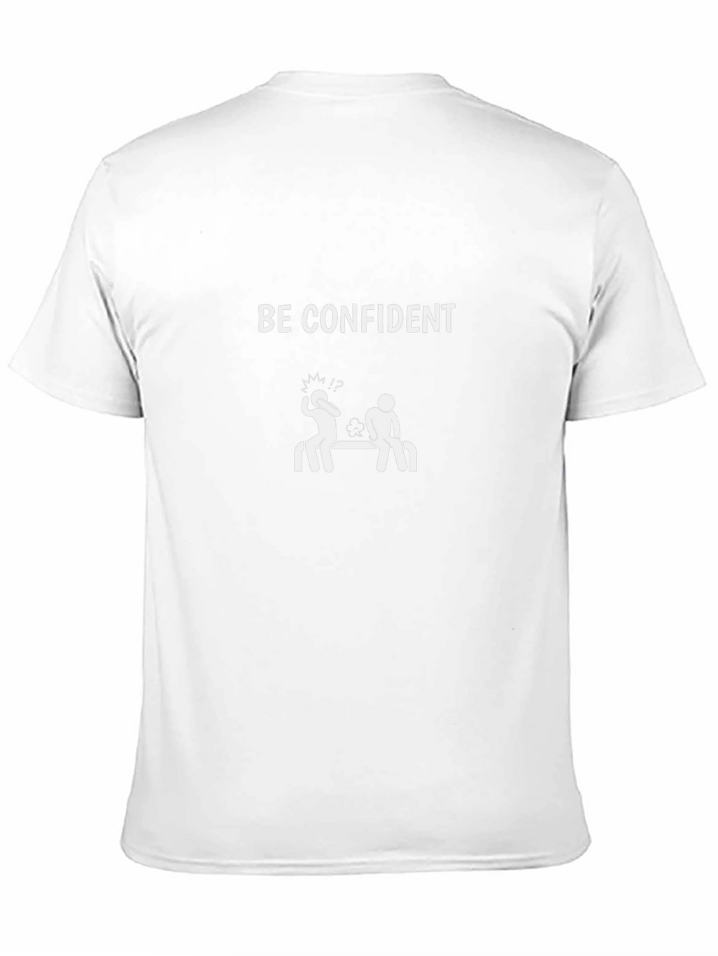 Be Confident Graphic Tee - Mens Black T-Shirt