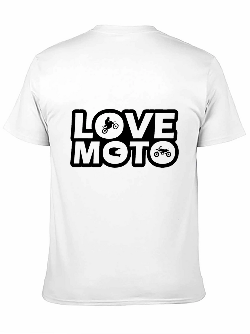 Love Moto Black Graphic Tee