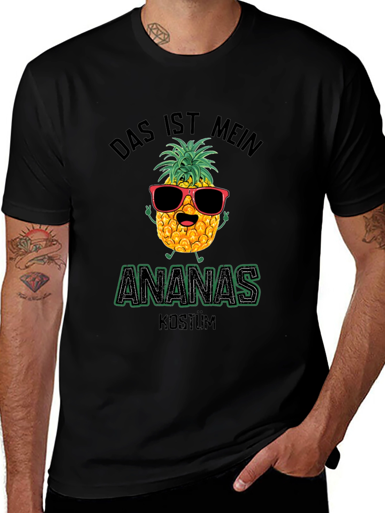 Funny Pineapple Costume T-Shirt - Das Ist Mein Ananas