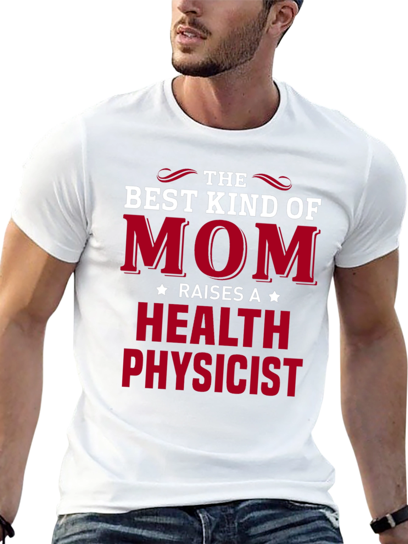 Best Kind of Mom Health Physicist Graphic T-Shirt