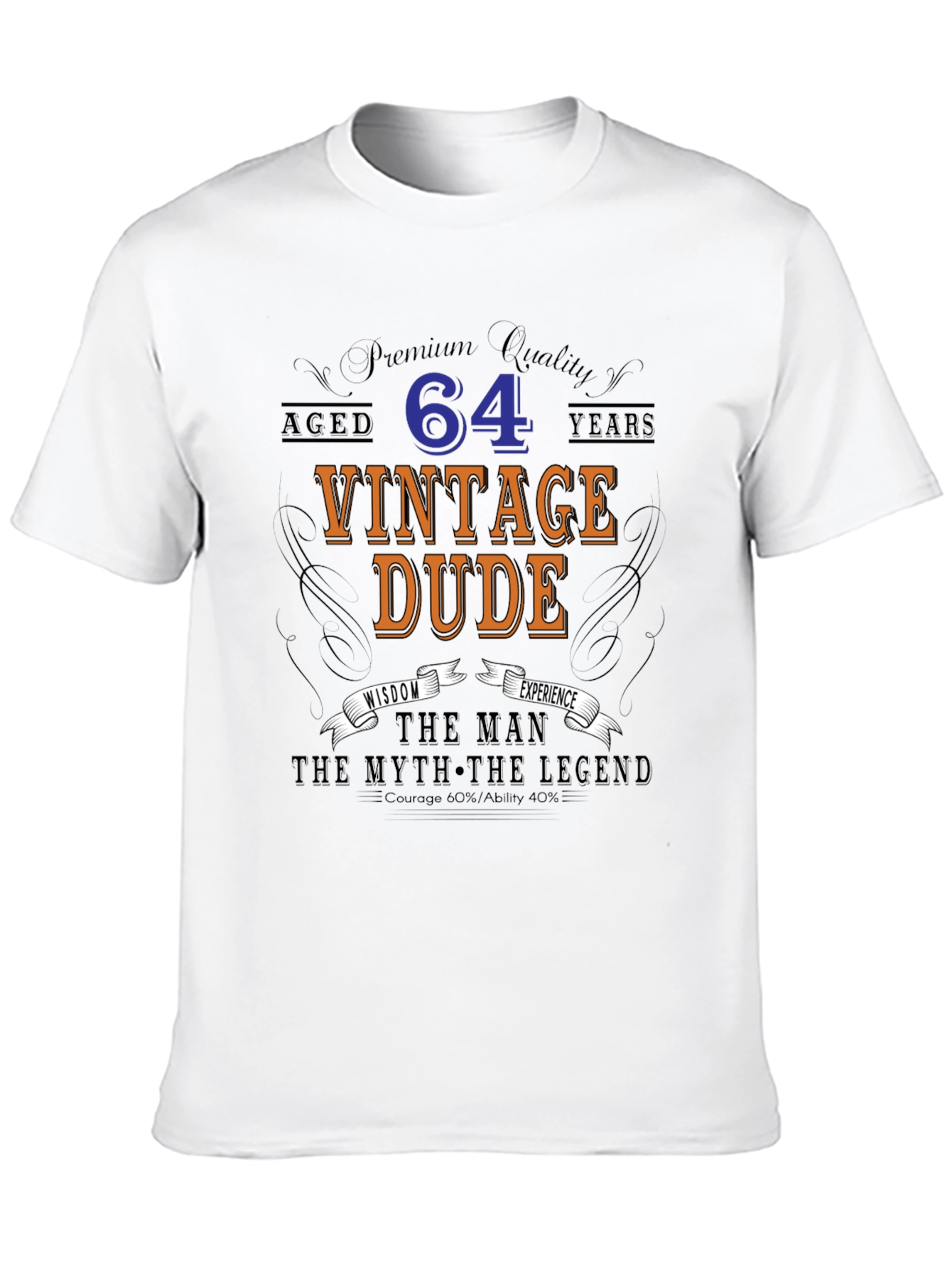 Vintage Dude 64th Birthday T-Shirt
