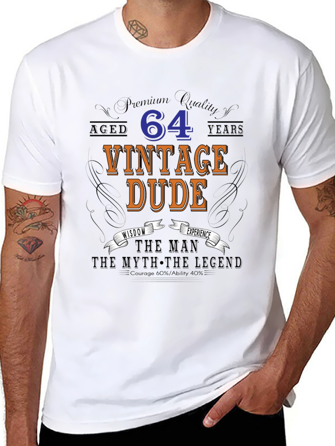 Vintage Dude 64th Birthday T-Shirt