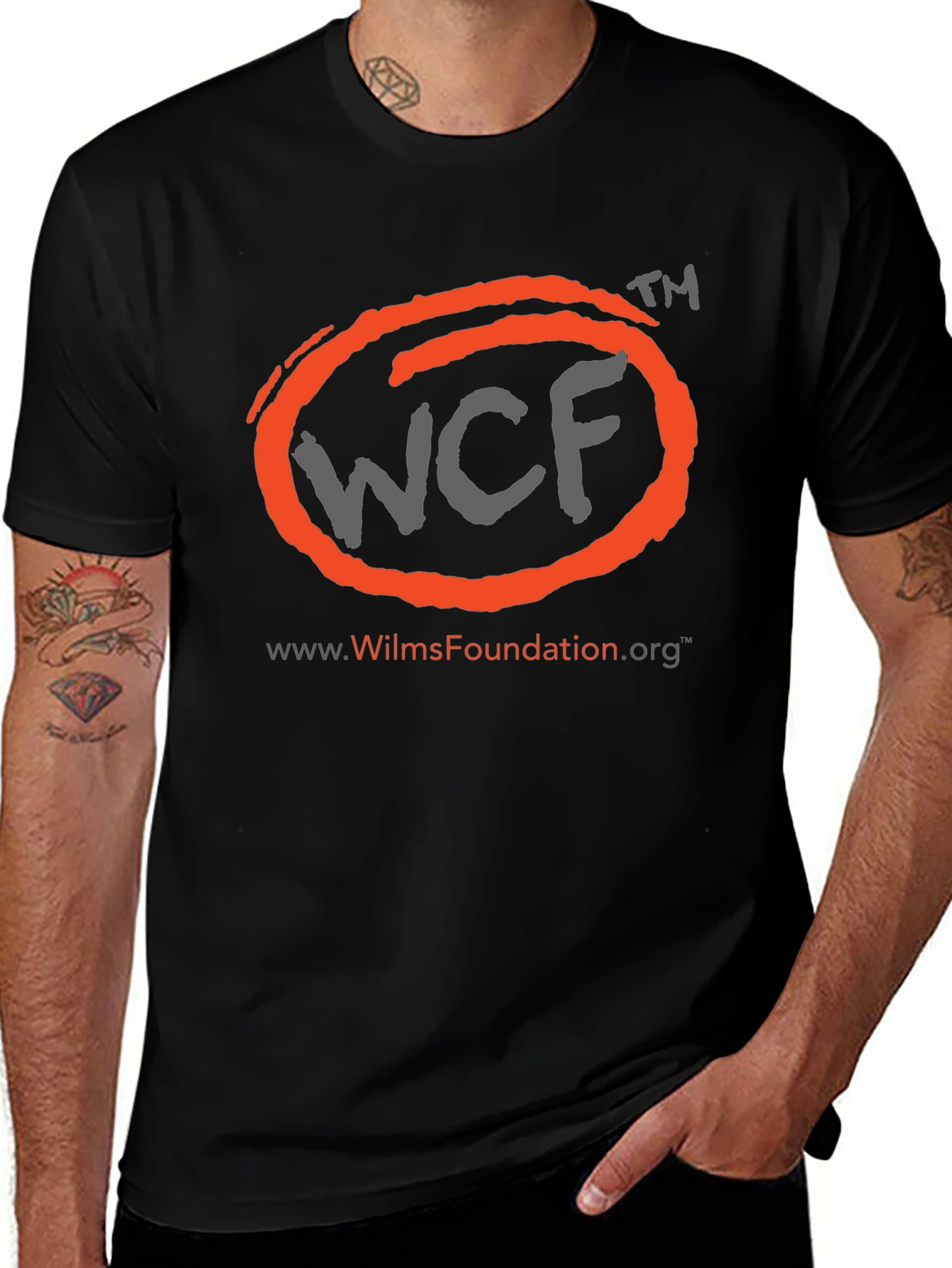 WCF Wilms Foundation Black T-Shirt