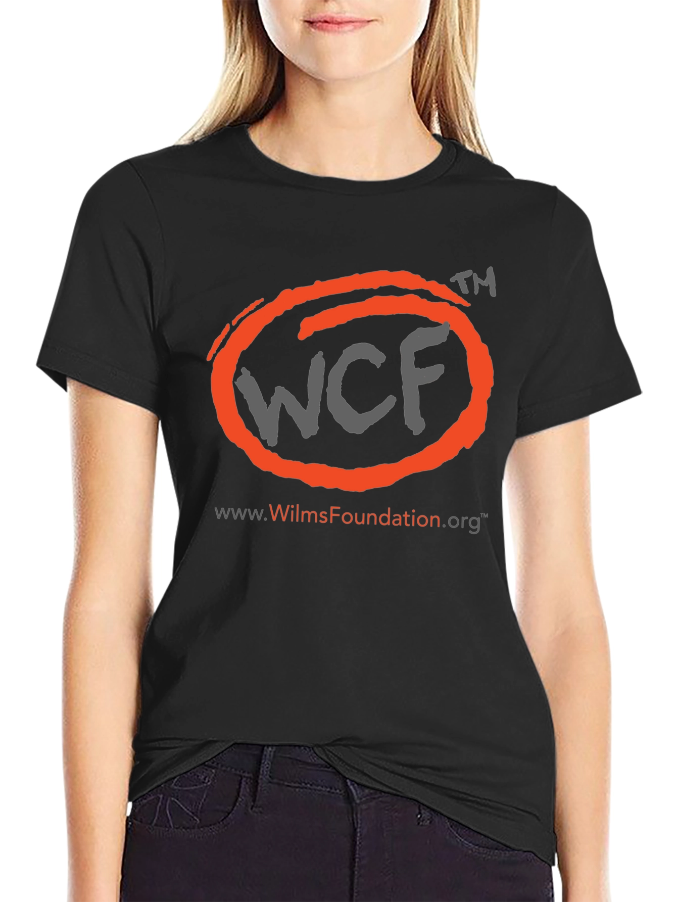 WCF Wilms Foundation Black T-Shirt