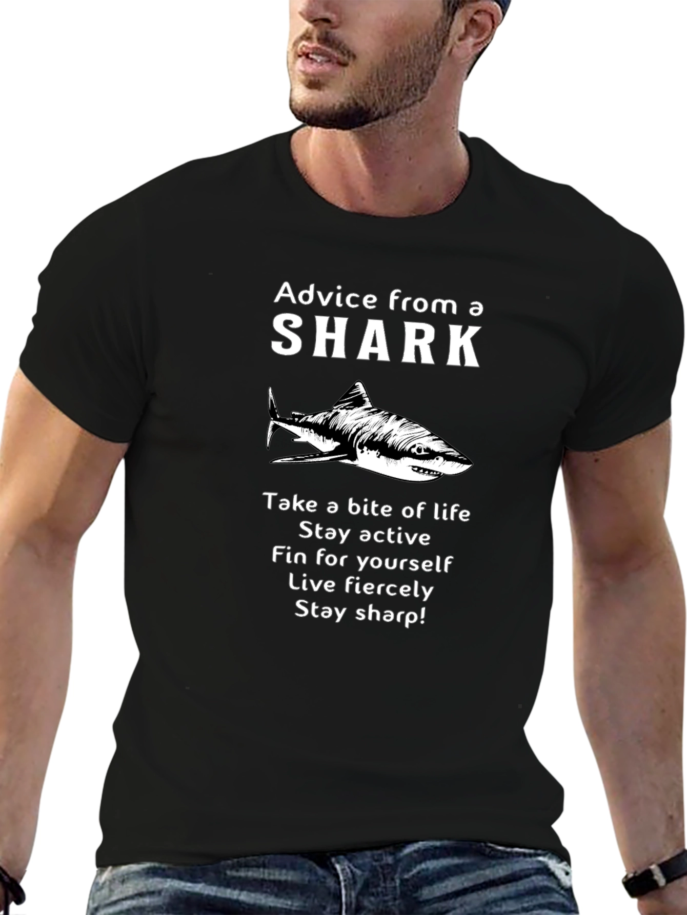Advice from a Shark Graphic T-Shirt
