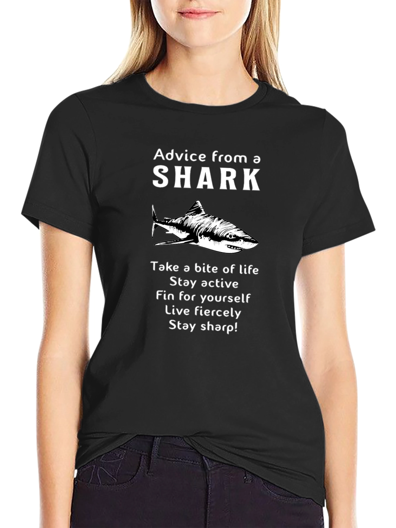 Advice from a Shark Graphic T-Shirt