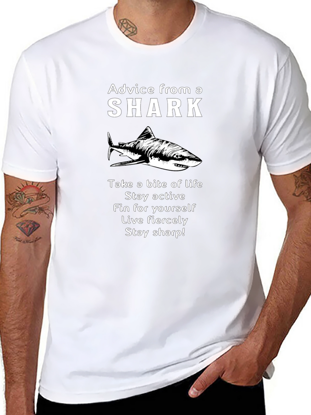 Advice from a Shark Graphic T-Shirt