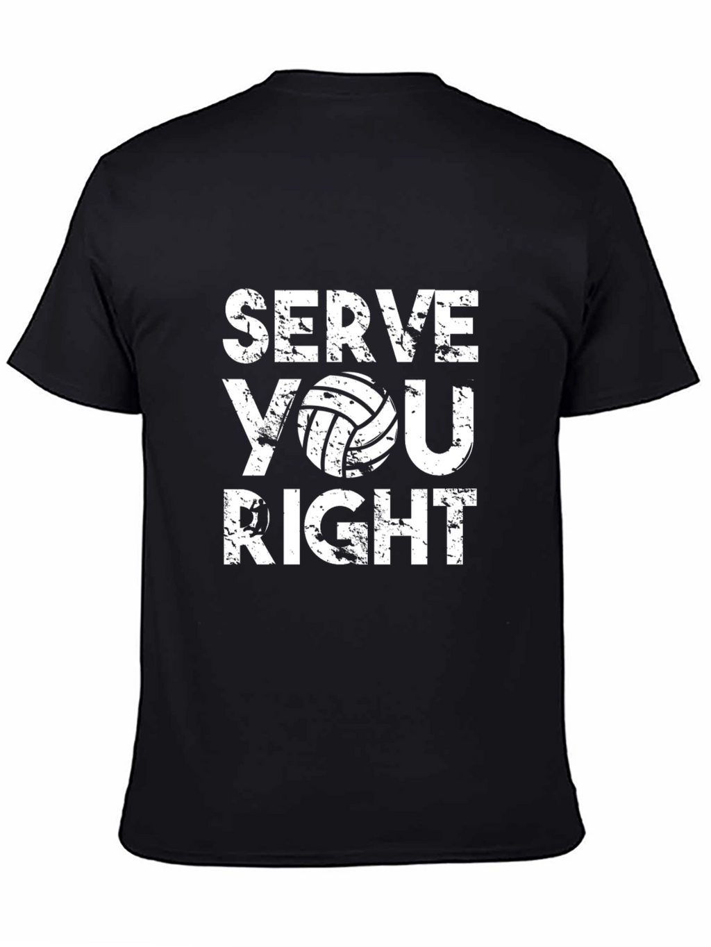 Serve You Right Volleyball Graphic T-Shirt