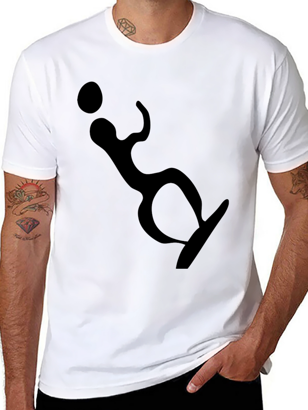 Surfer Silhouette Graphic Tee
