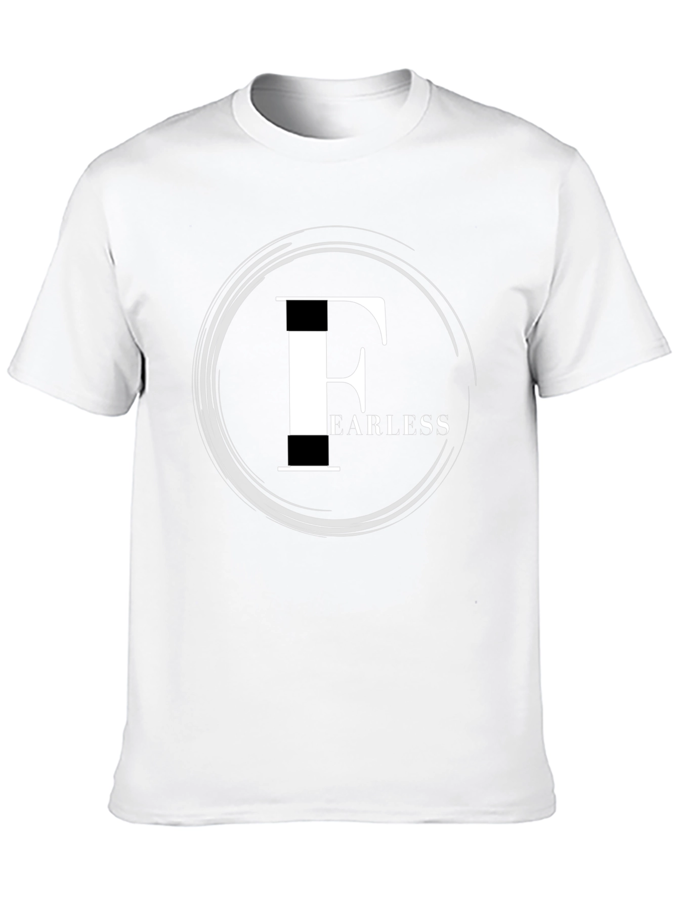 Fearless Graphic Tee - Stylish Black Cotton Shirt