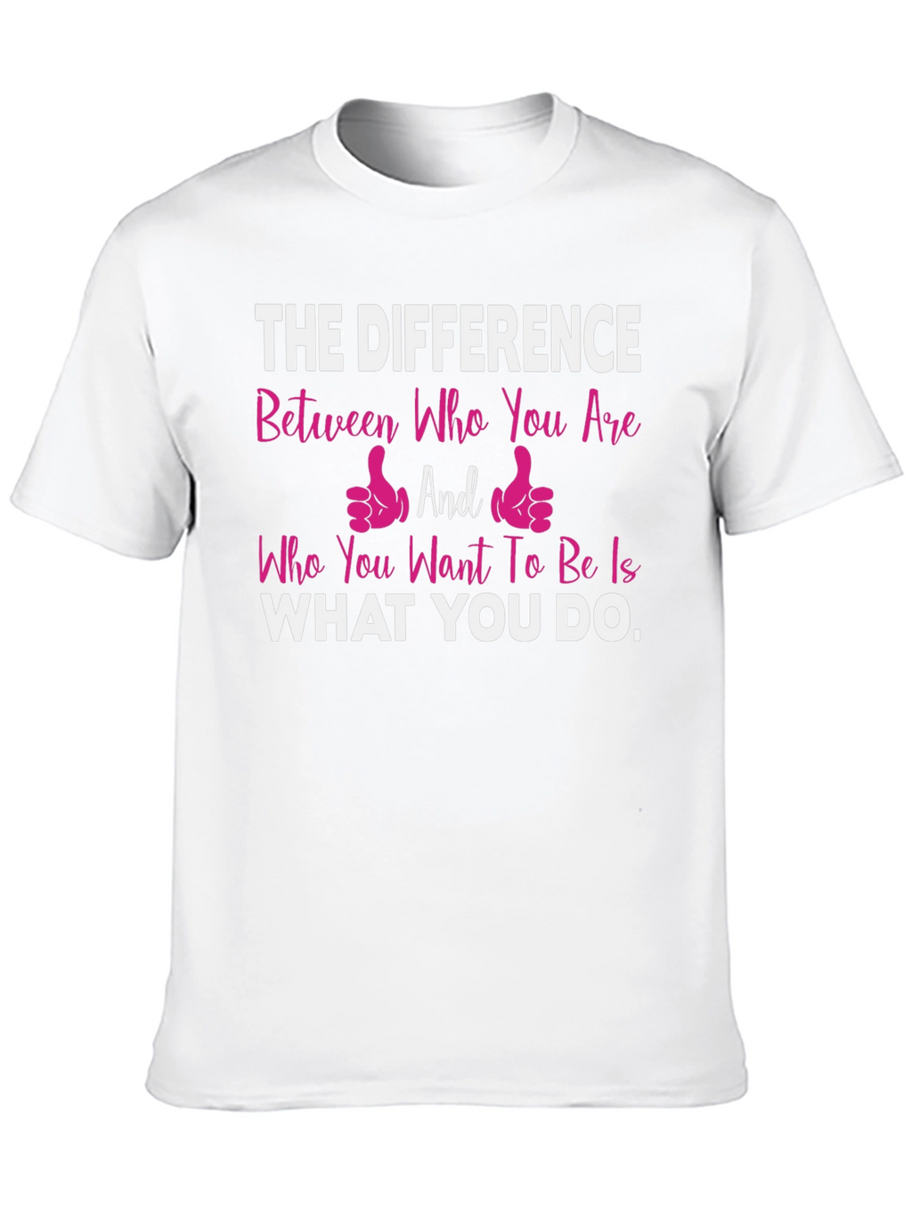 Inspirational T-Shirt - Be Who You Want To Be