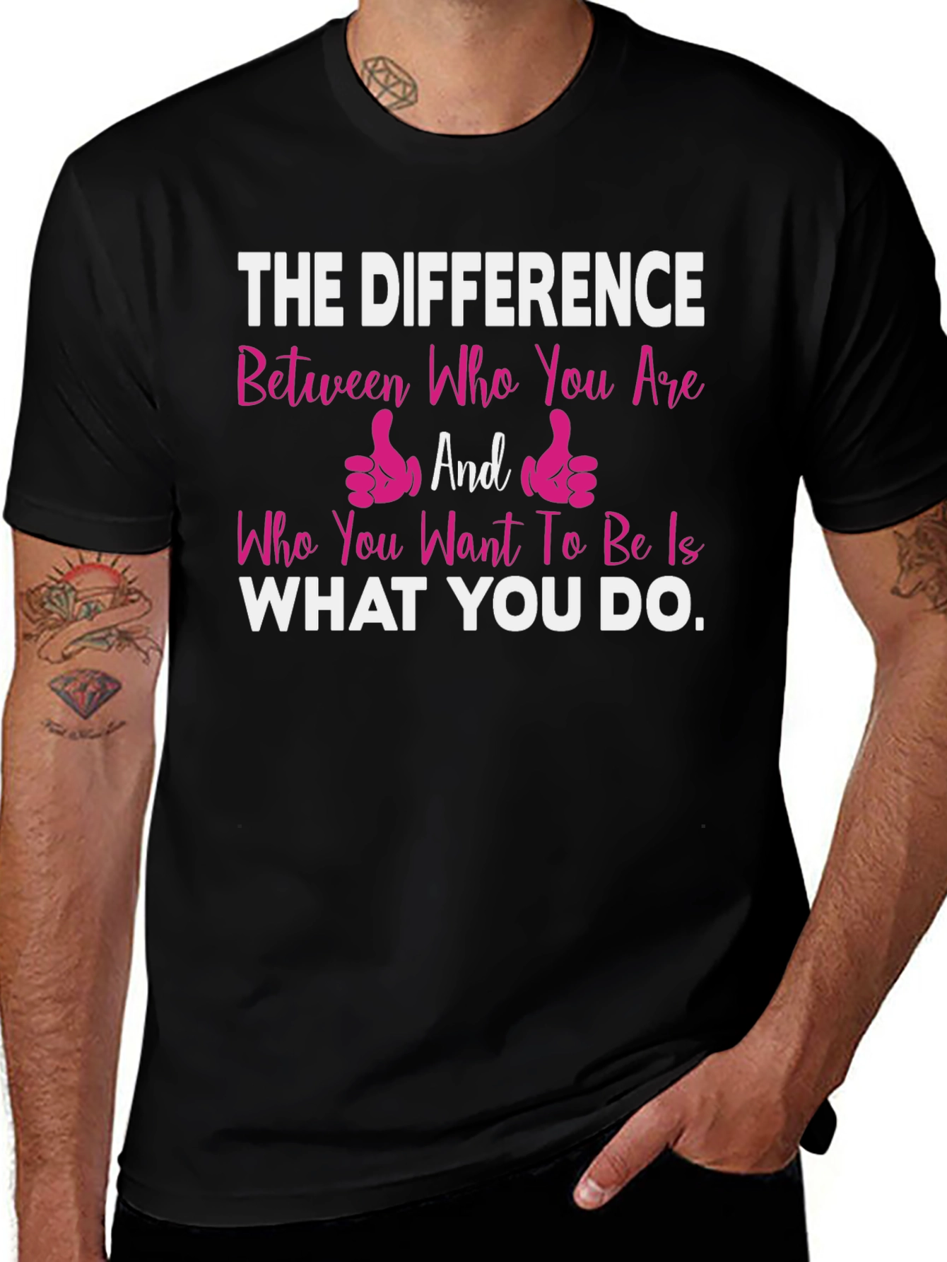 Inspirational T-Shirt - Be Who You Want To Be