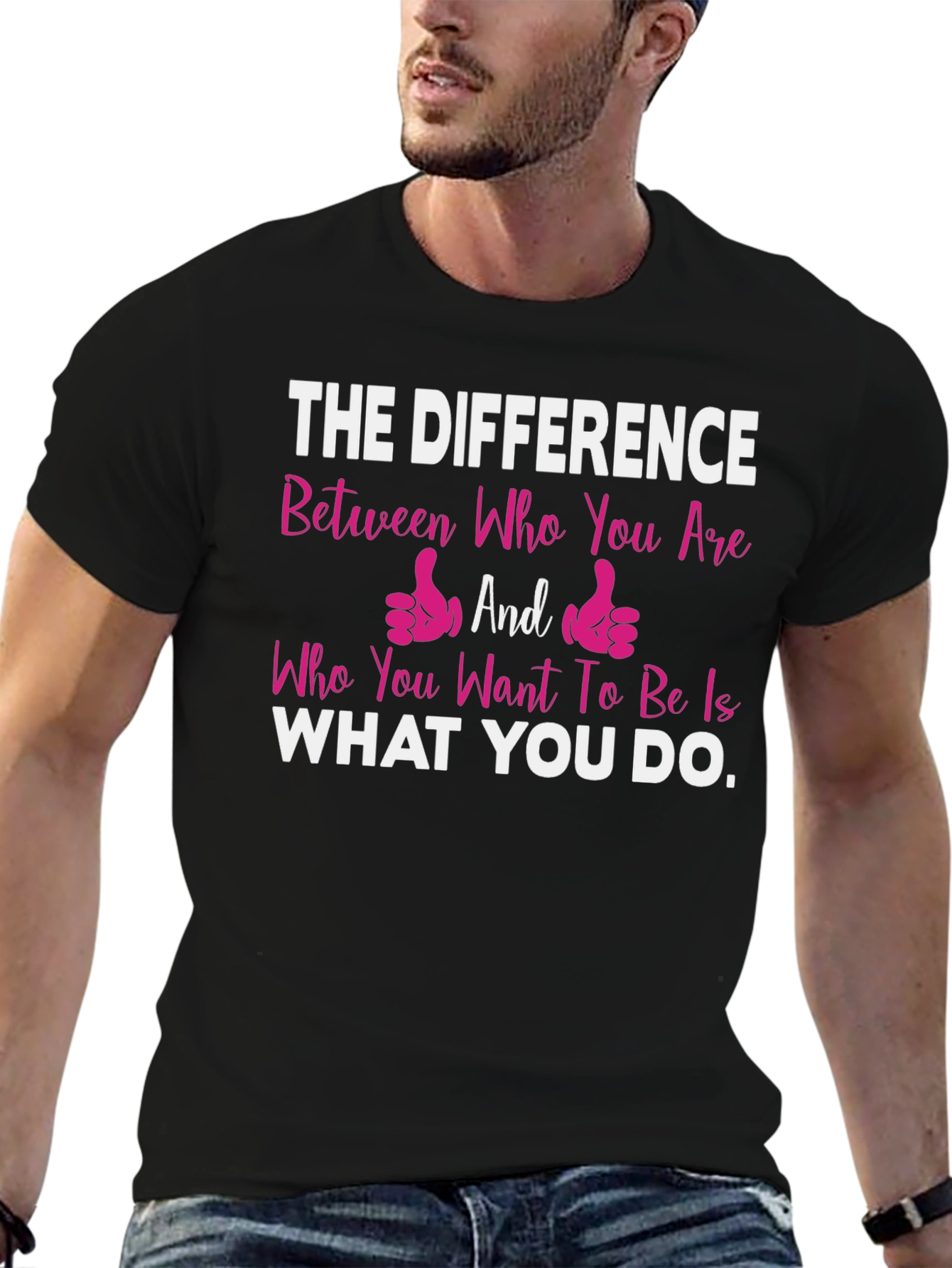 Inspirational T-Shirt - Be Who You Want To Be