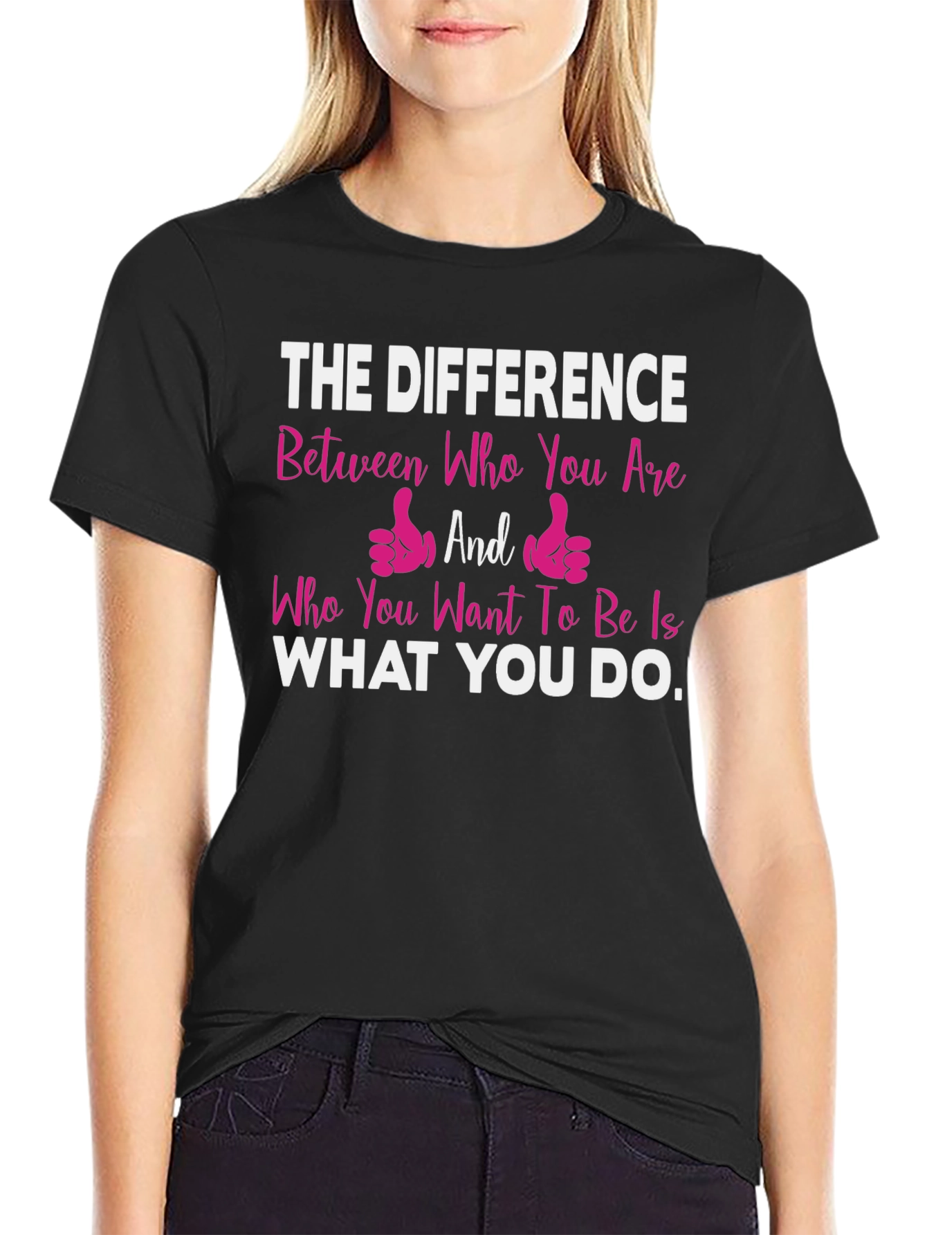 Inspirational T-Shirt - Be Who You Want To Be