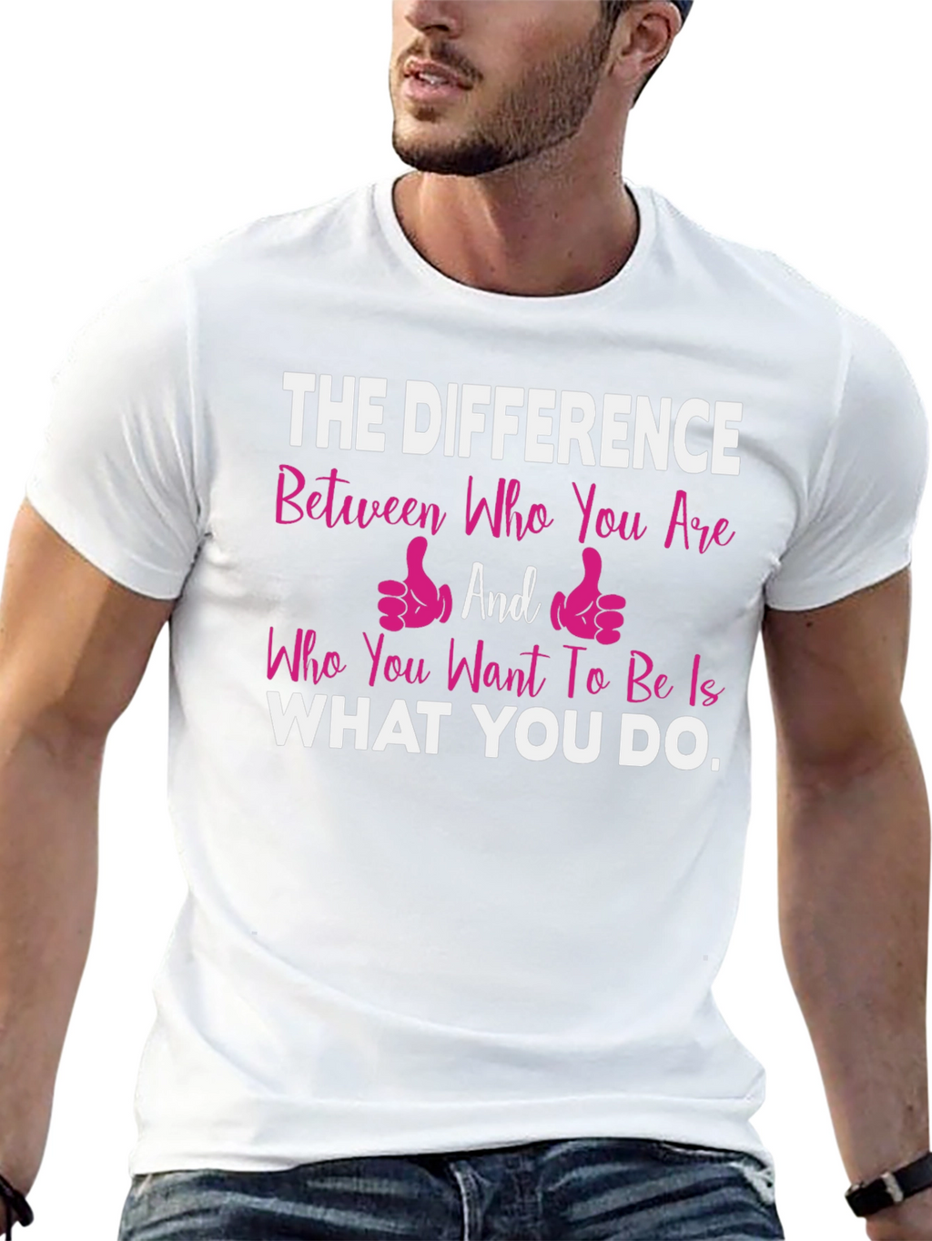 Inspirational T-Shirt - Be Who You Want To Be