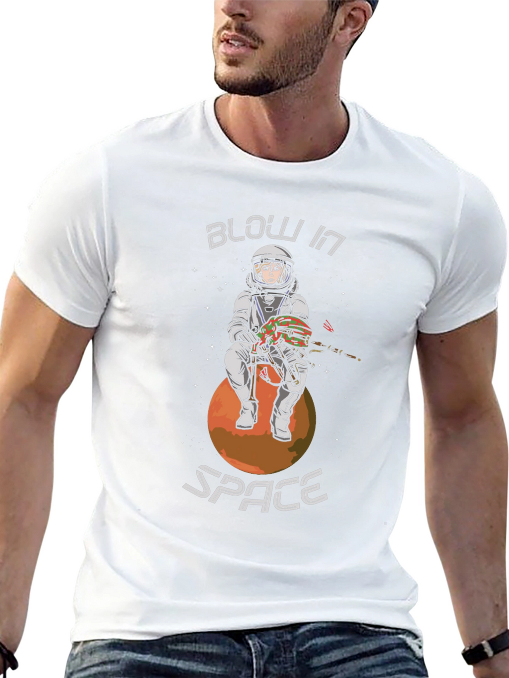 Blow In Space T-Shirt - Unisex Graphic Tee