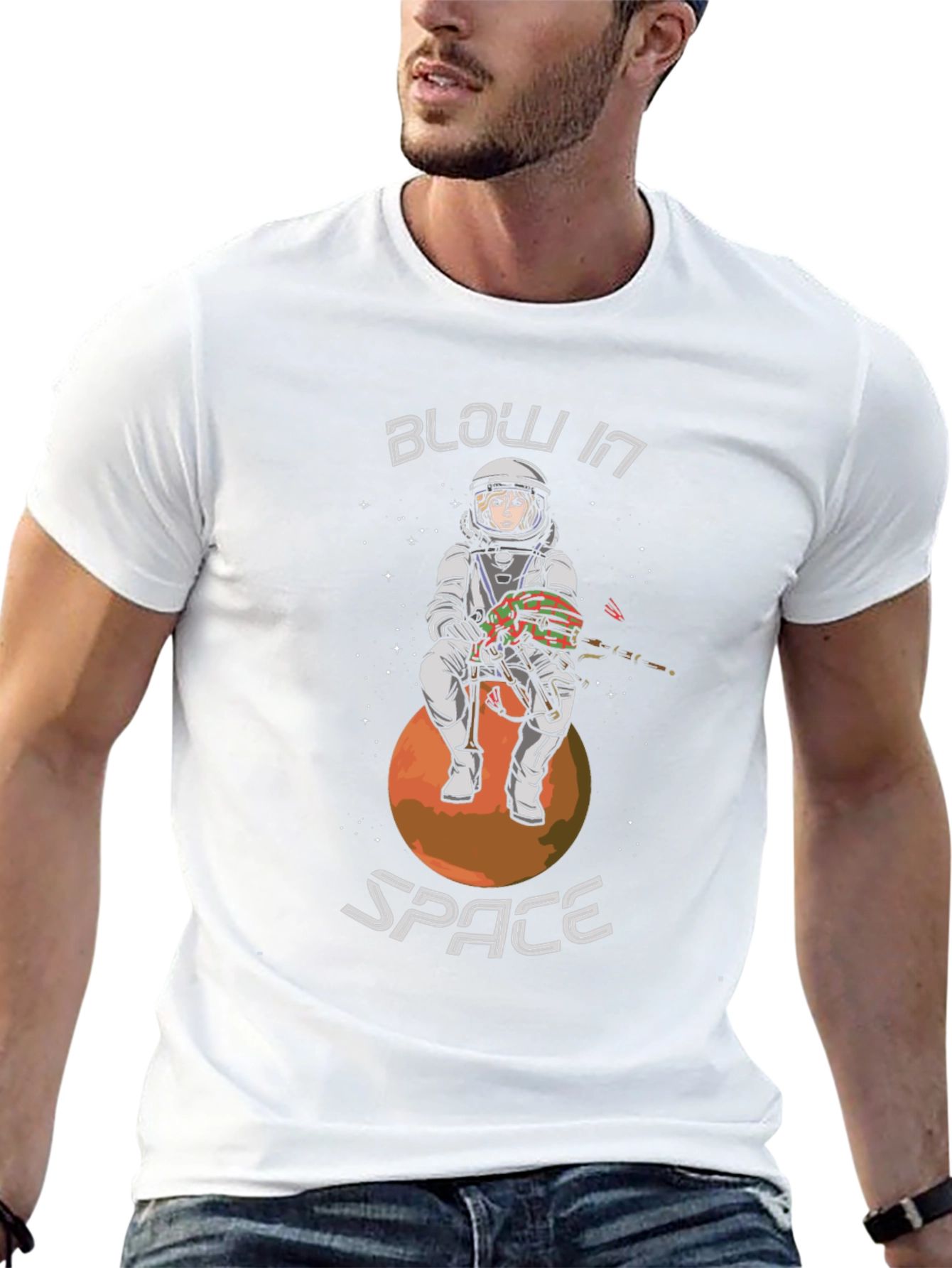 Blow In Space T-Shirt - Unisex Graphic Tee