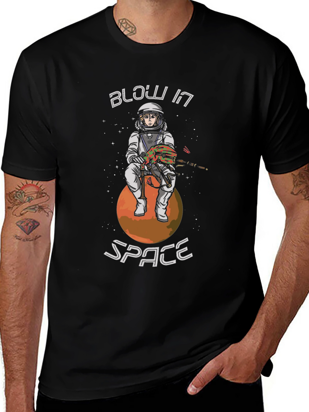 Blow In Space T-Shirt - Unisex Graphic Tee