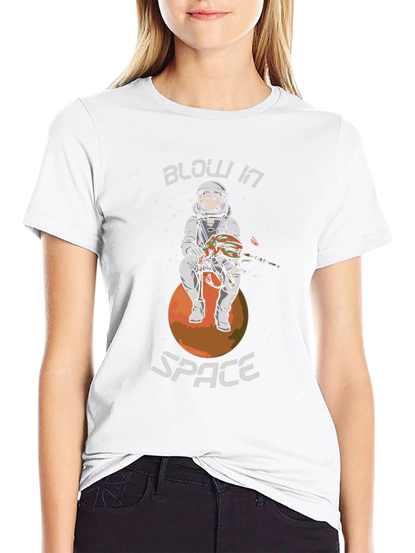 Blow In Space T-Shirt - Unisex Graphic Tee