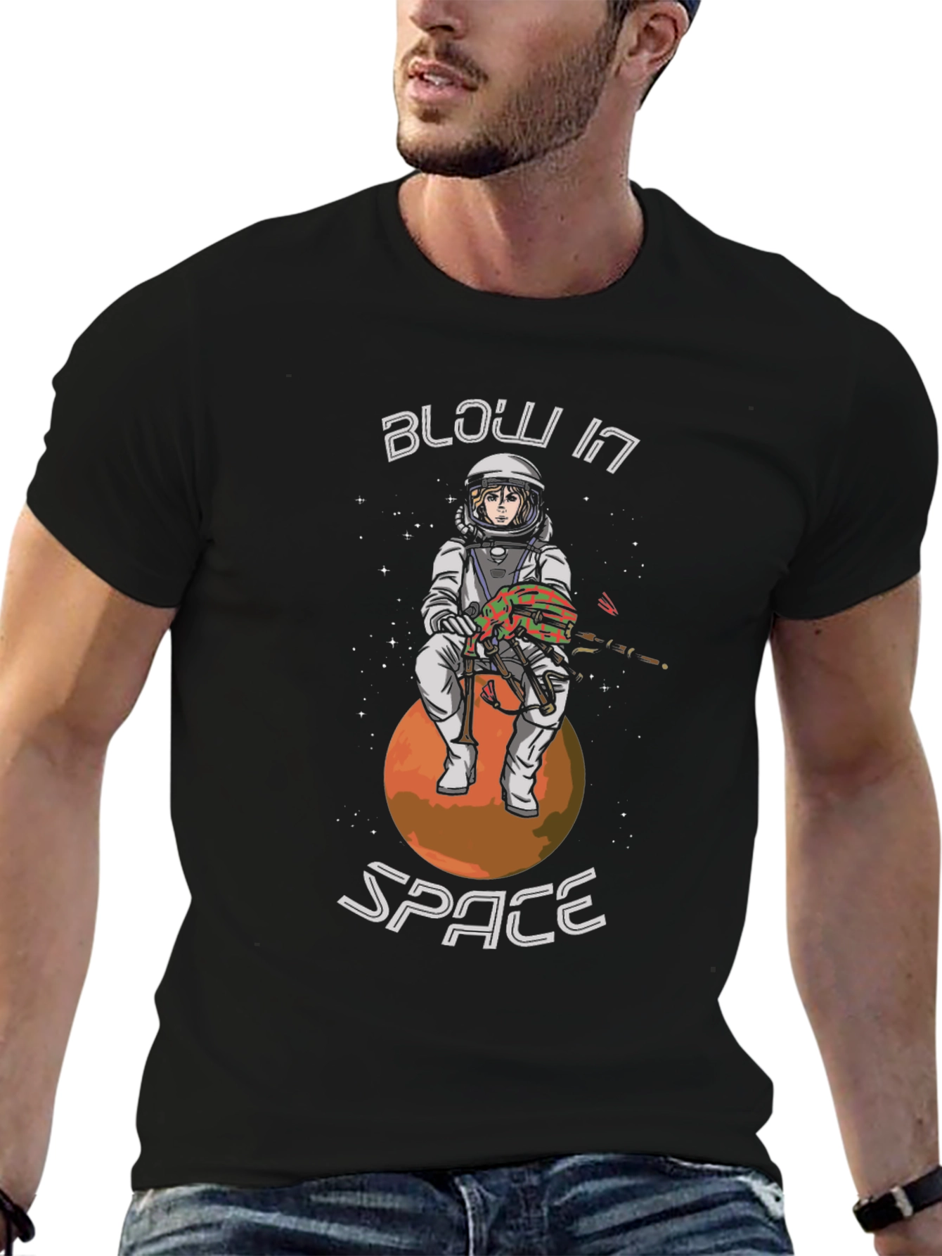 Blow In Space T-Shirt - Unisex Graphic Tee