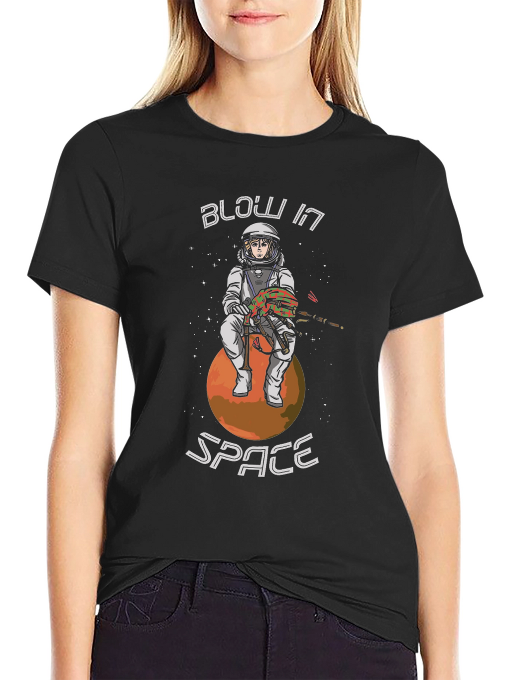 Blow In Space T-Shirt - Unisex Graphic Tee