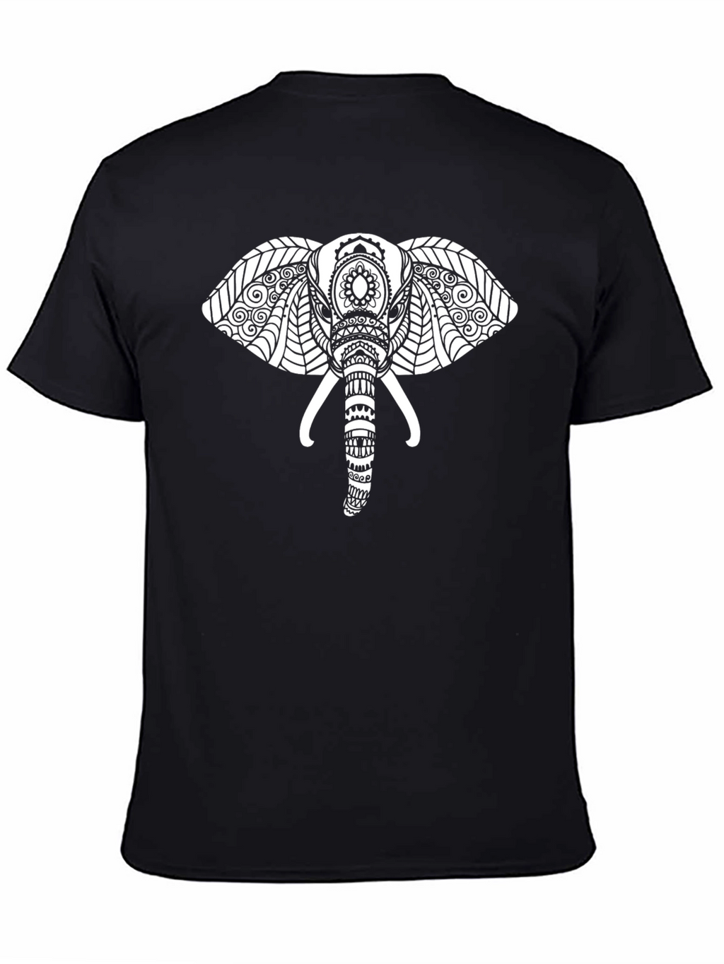 Elephant Graphic Black T-Shirt