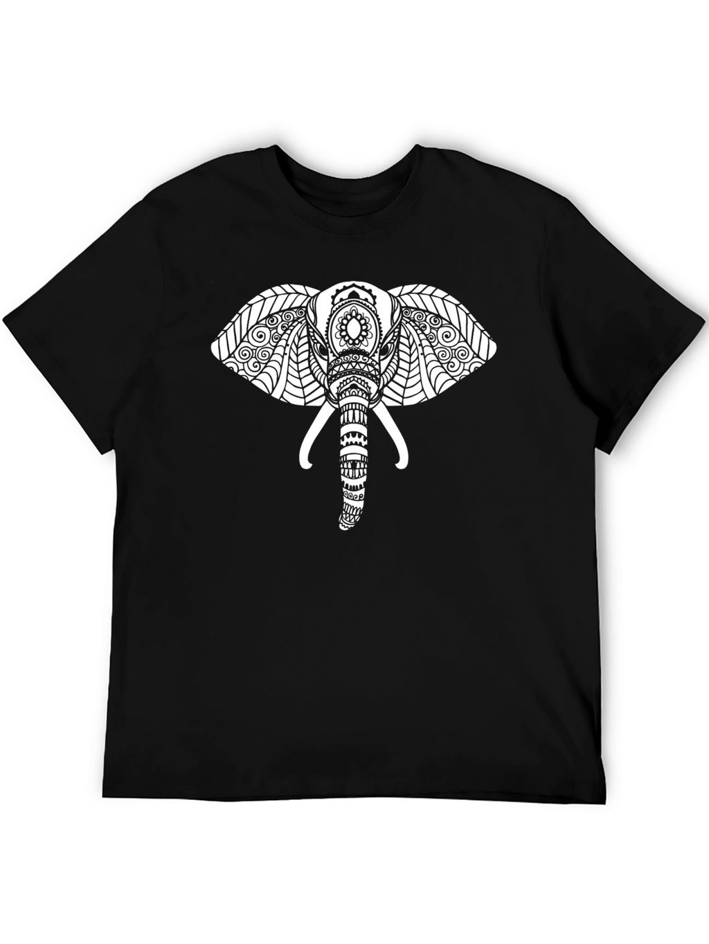 Elephant Graphic Black T-Shirt