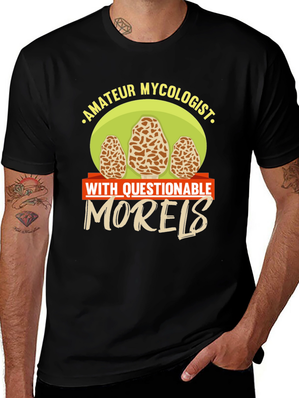 Amateur Mycologist Morels Funny T-Shirt