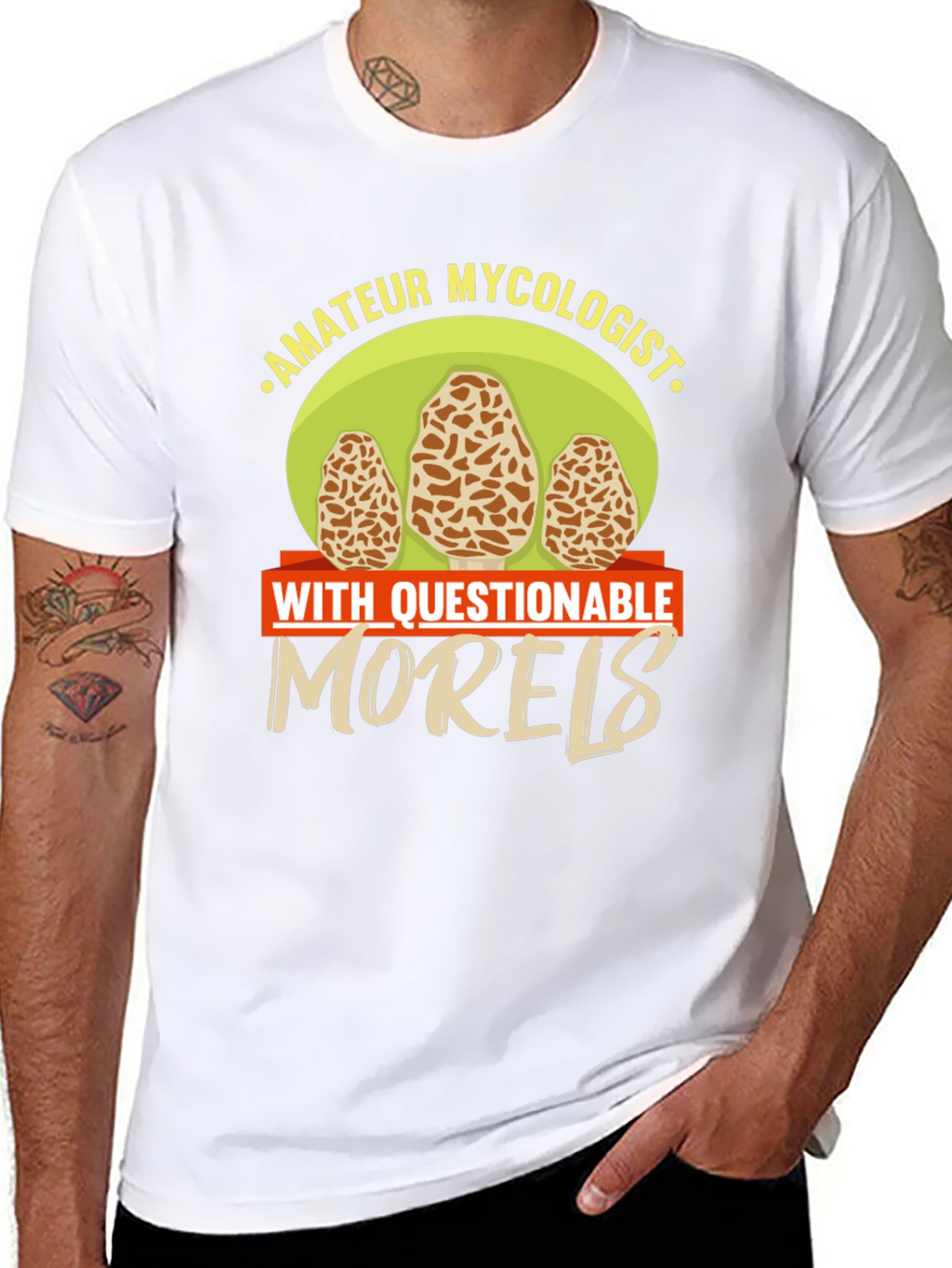 Amateur Mycologist Morels Funny T-Shirt