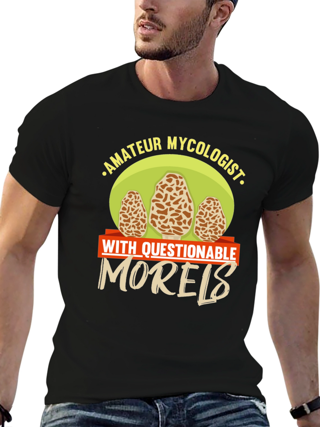 Amateur Mycologist Morels Funny T-Shirt