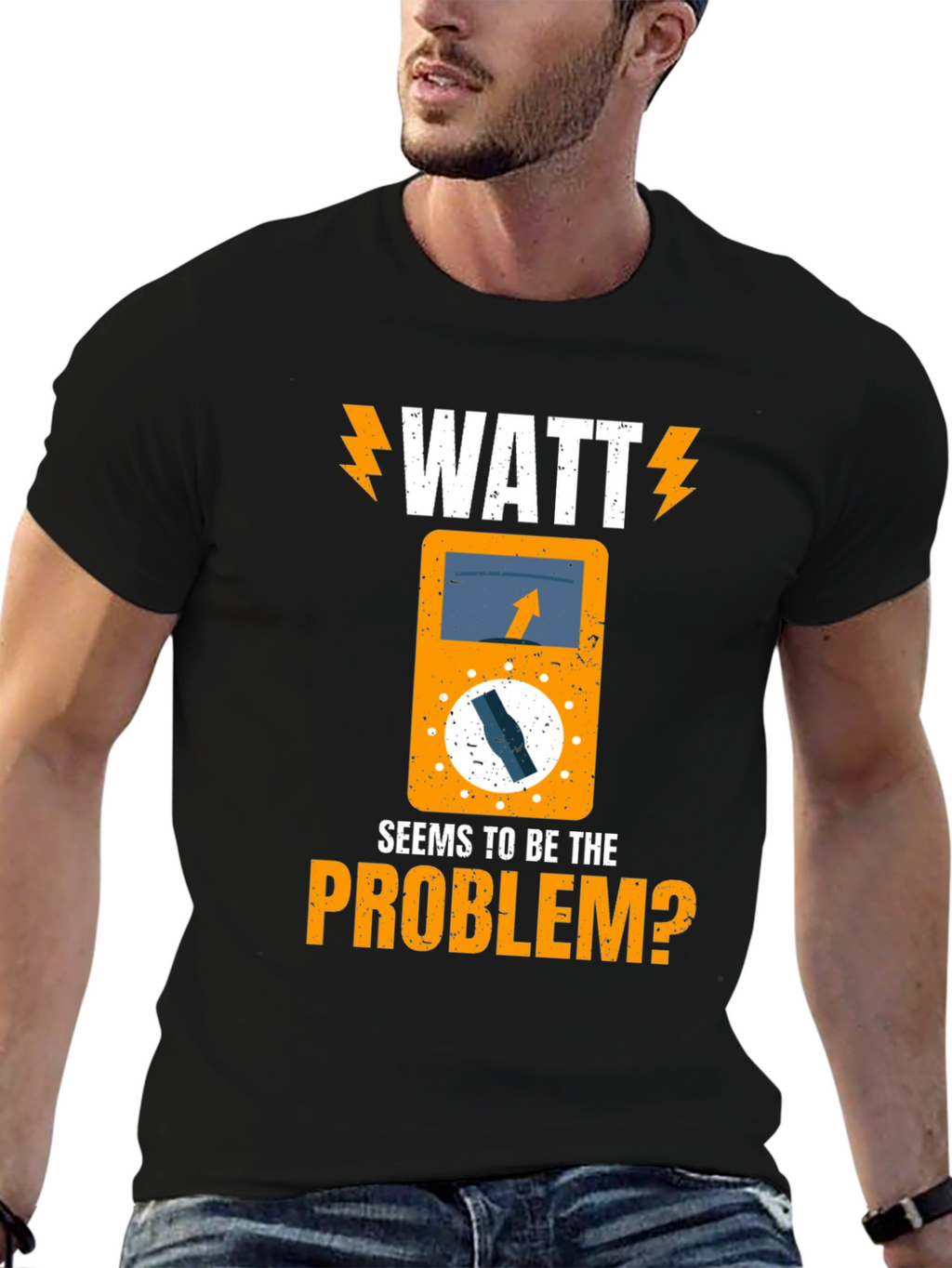 Watt Seems to Be The Problem? Electrician T-Shirt