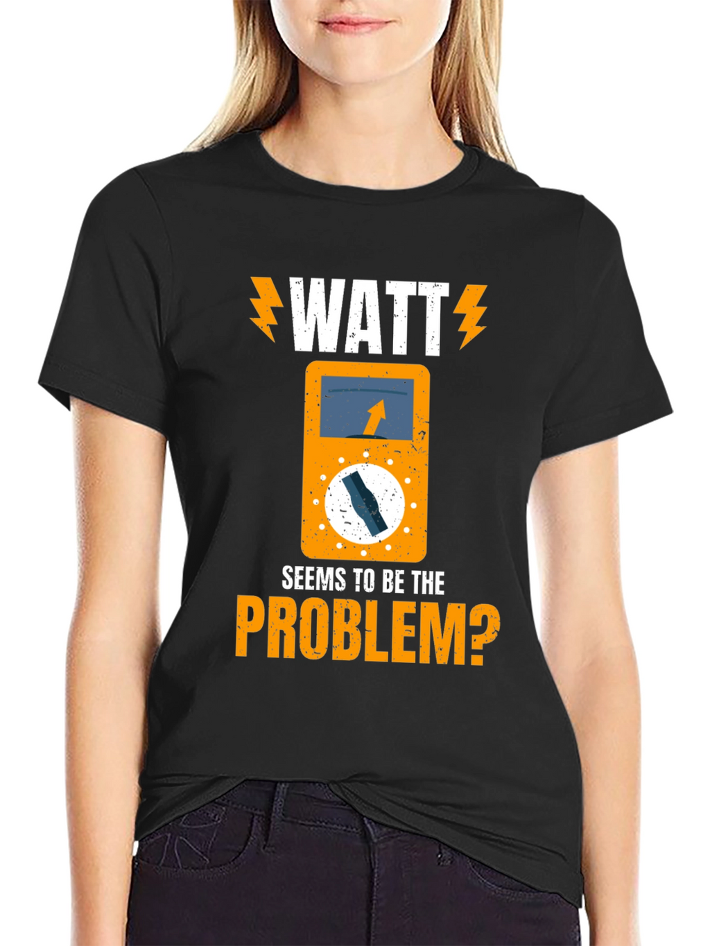 Watt Seems to Be The Problem? Electrician T-Shirt