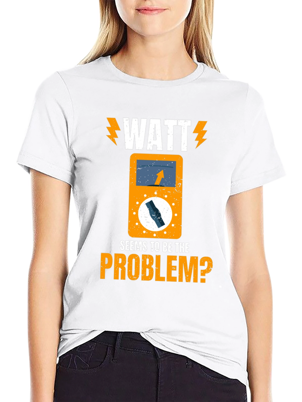 Watt Seems to Be The Problem? Electrician T-Shirt