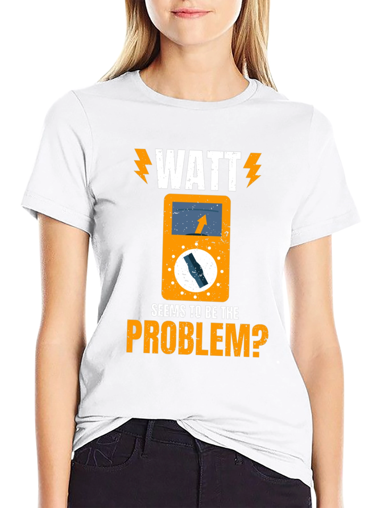 Watt Seems to Be The Problem? Electrician T-Shirt