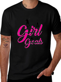 A Girl With Goals Graphic Tee