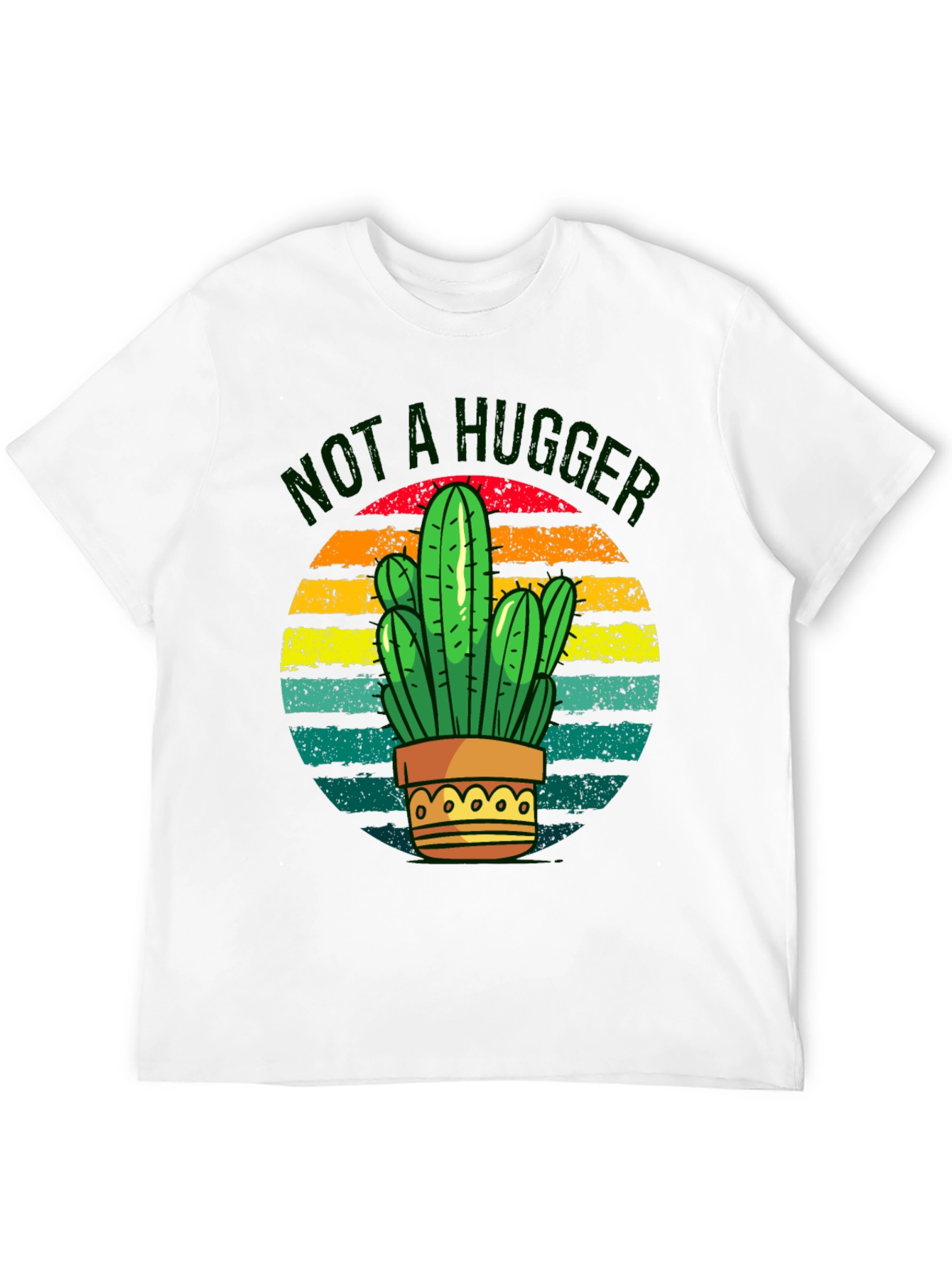 Not a Hugger Cactus Graphic Tee
