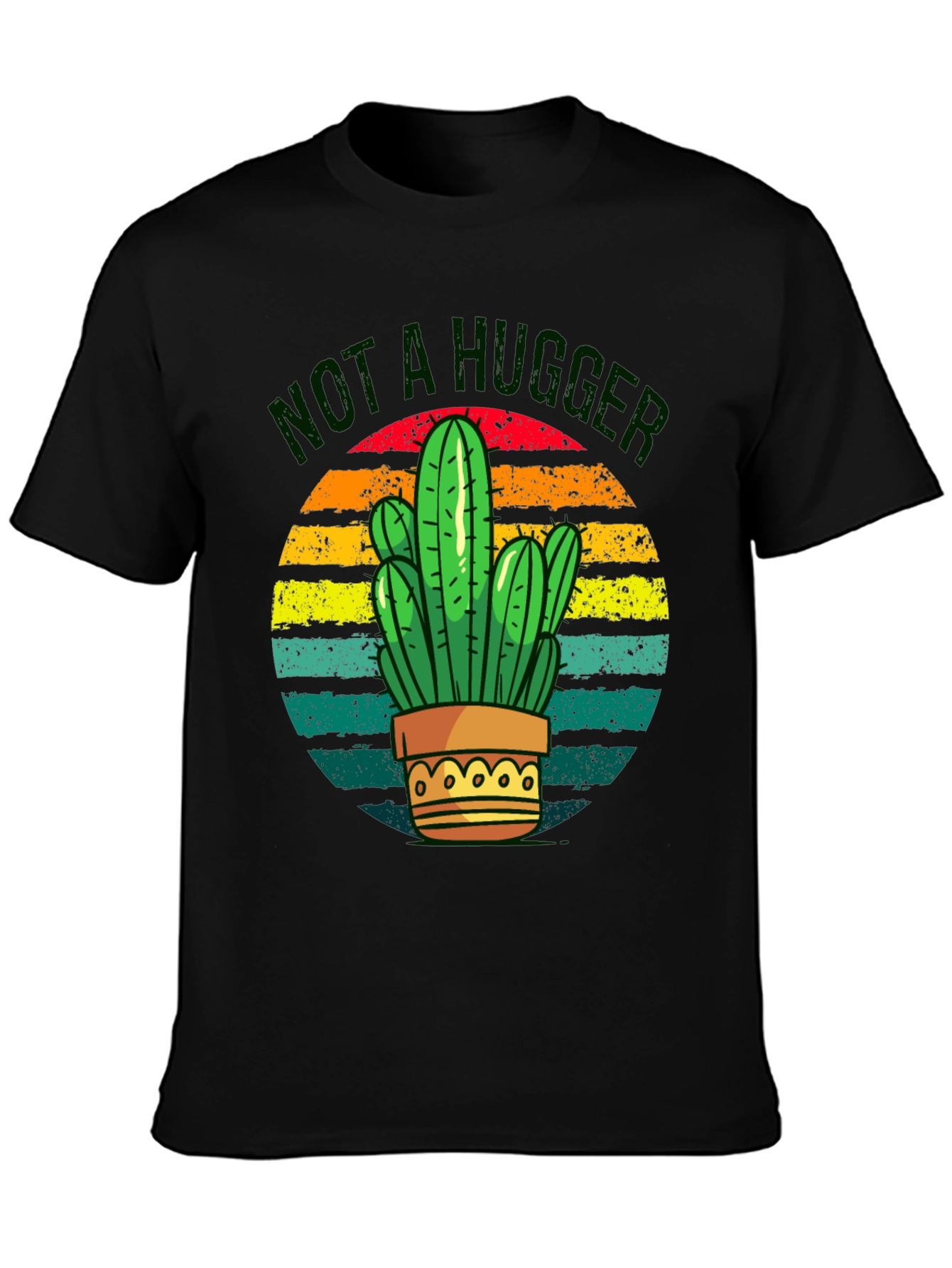 Not a Hugger Cactus Graphic Tee