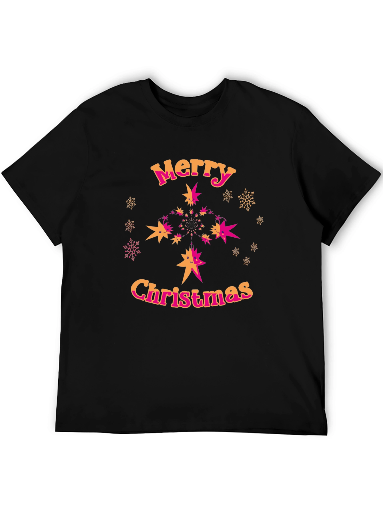 Merry Christmas Starburst Graphic Tee