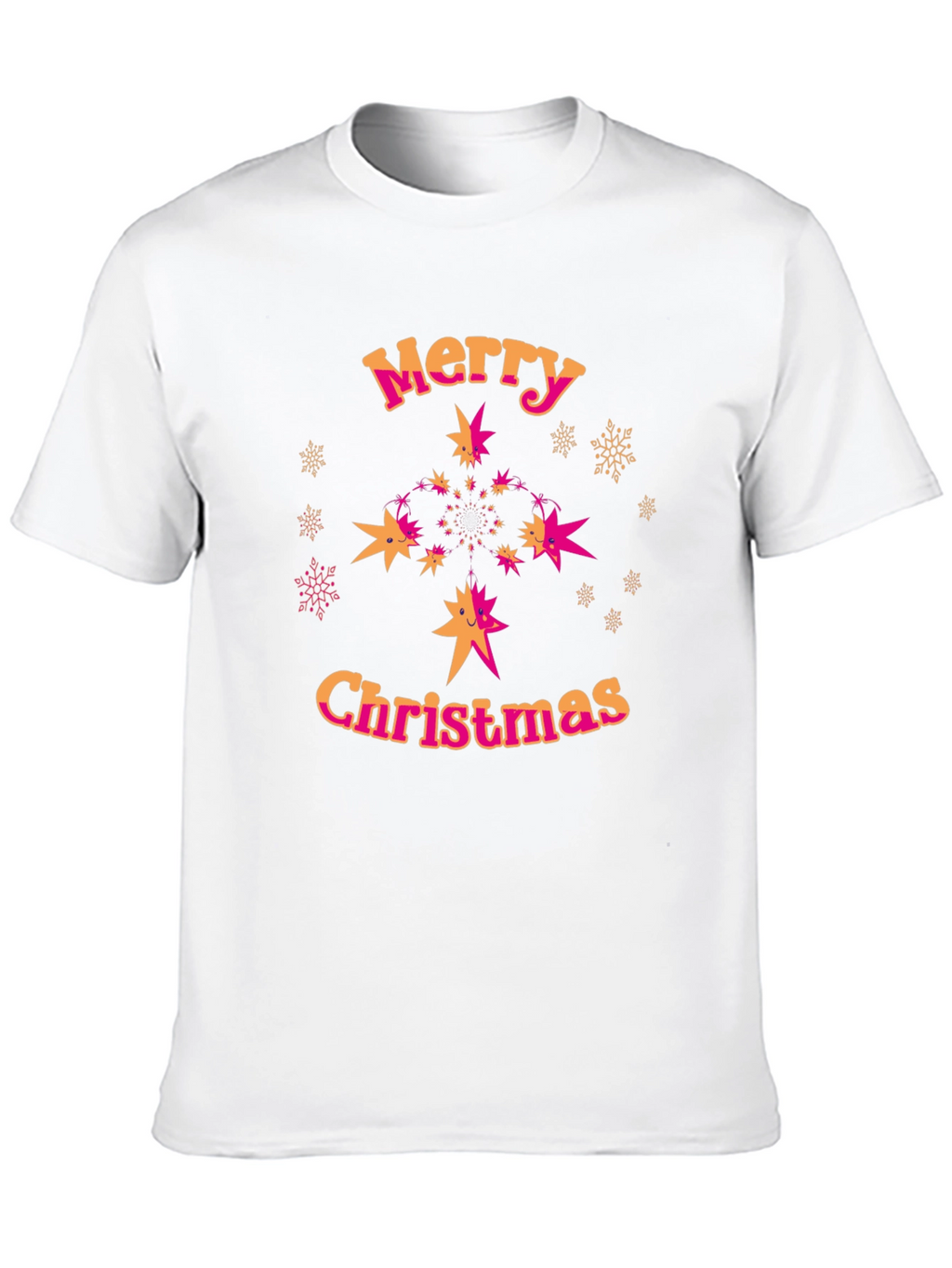 Merry Christmas Starburst Graphic Tee