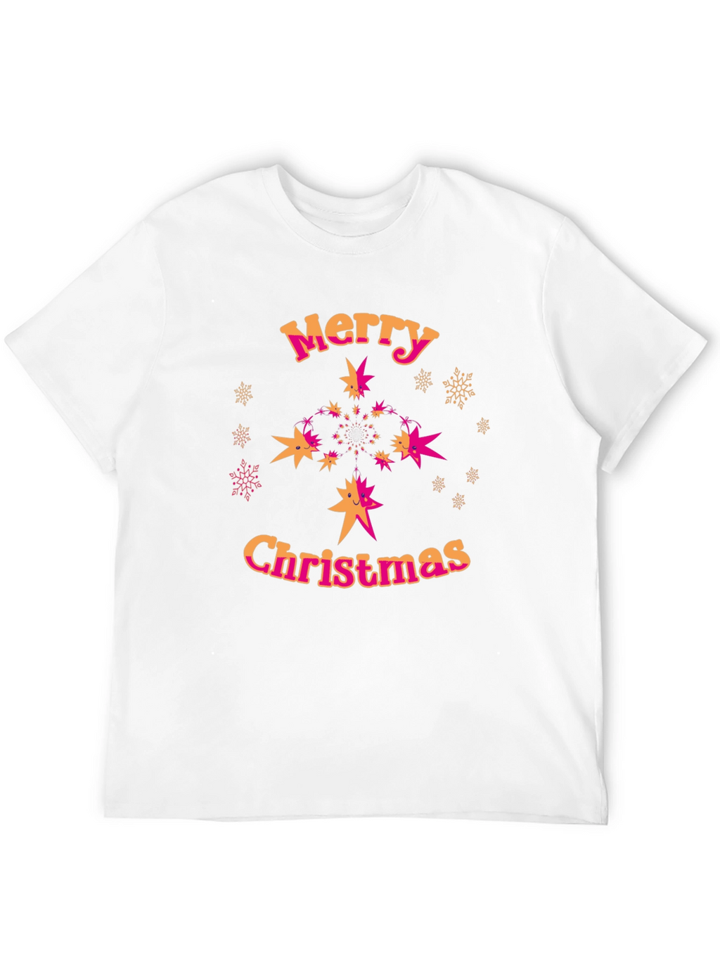 Merry Christmas Starburst Graphic Tee