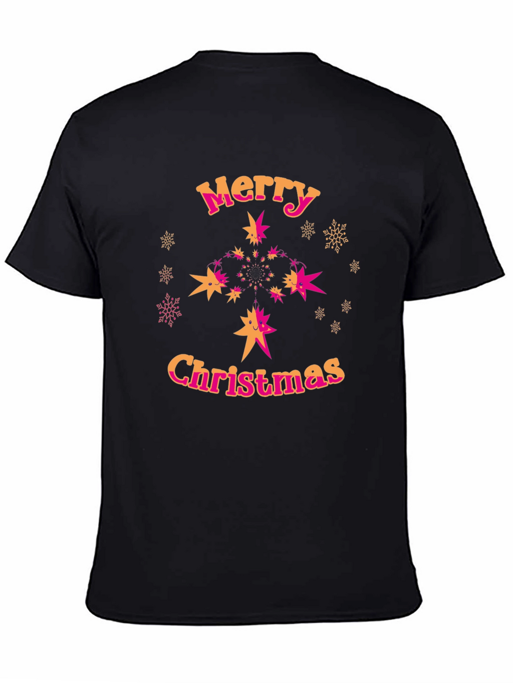 Merry Christmas Starburst Graphic Tee