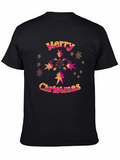 Merry Christmas Starburst Graphic Tee