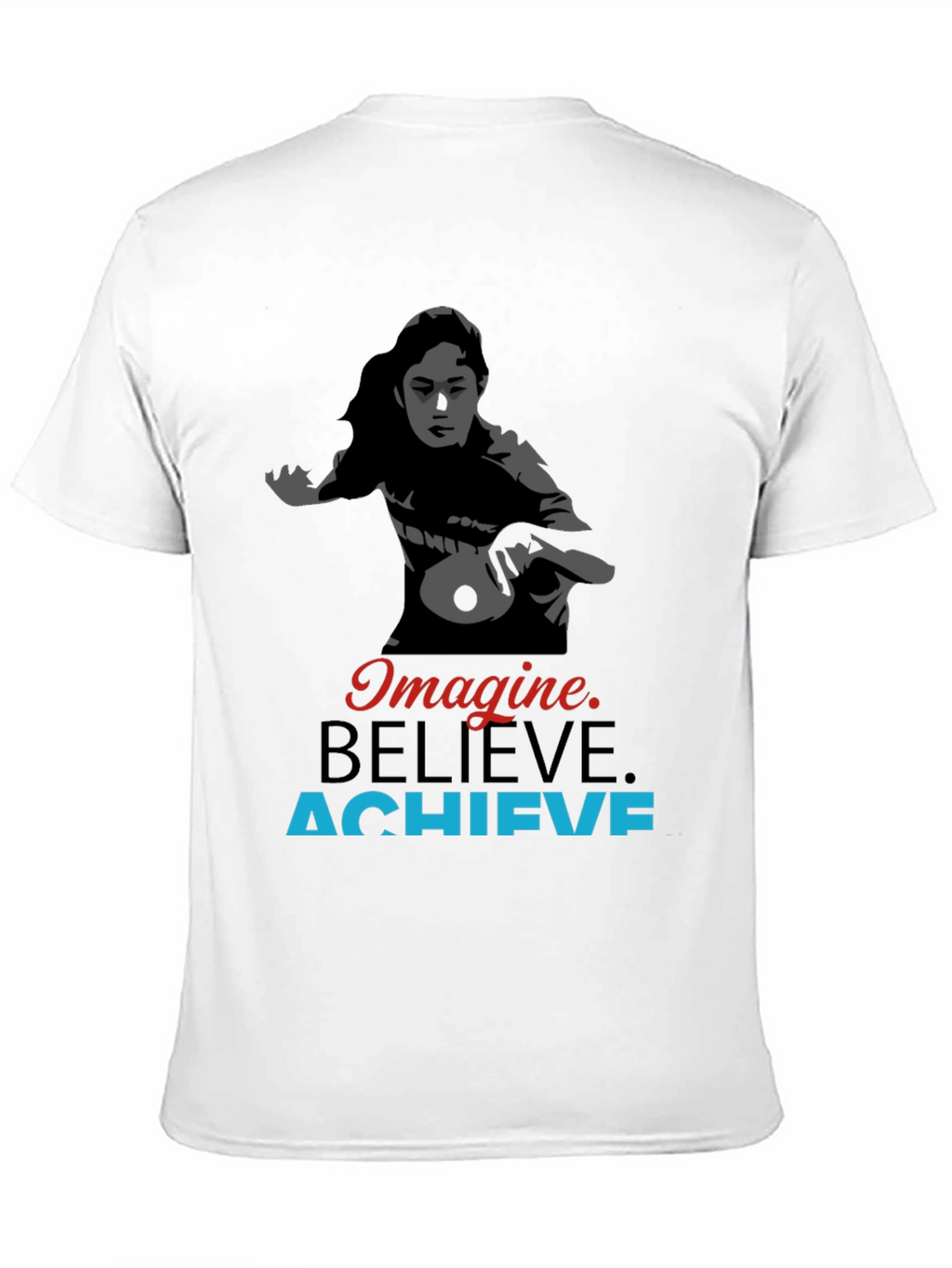Imagine Believe Achieve Table Tennis Graphic Tee