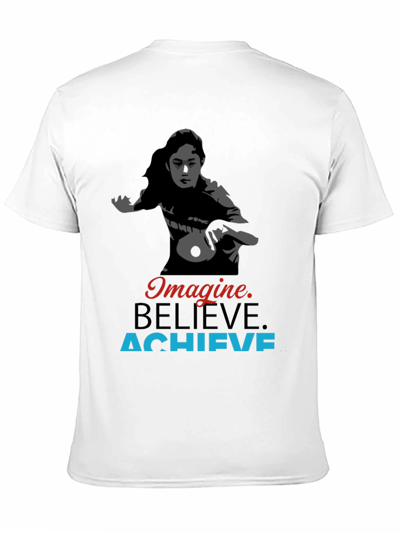 Imagine Believe Achieve Table Tennis Graphic Tee