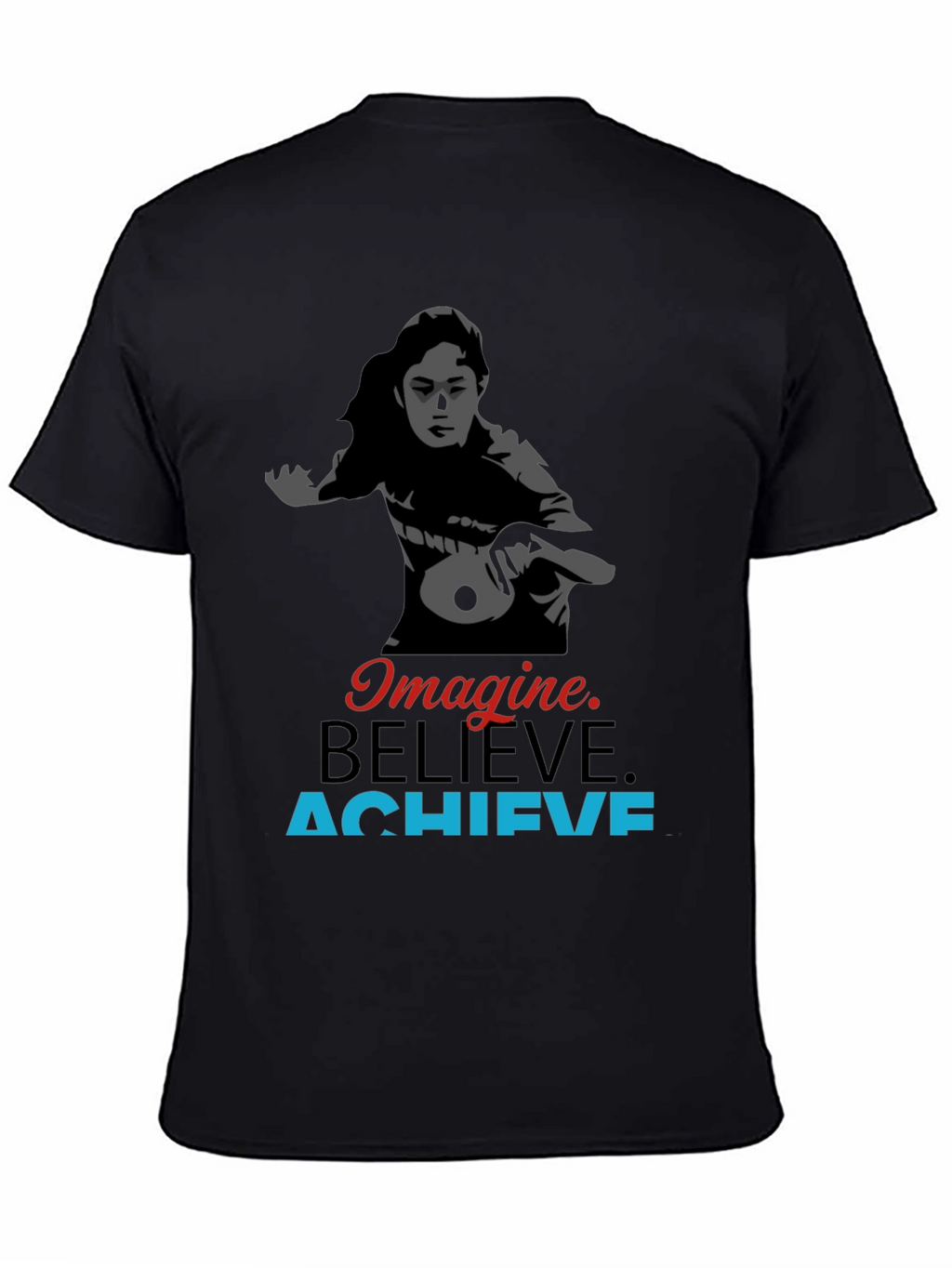 Imagine Believe Achieve Table Tennis Graphic Tee