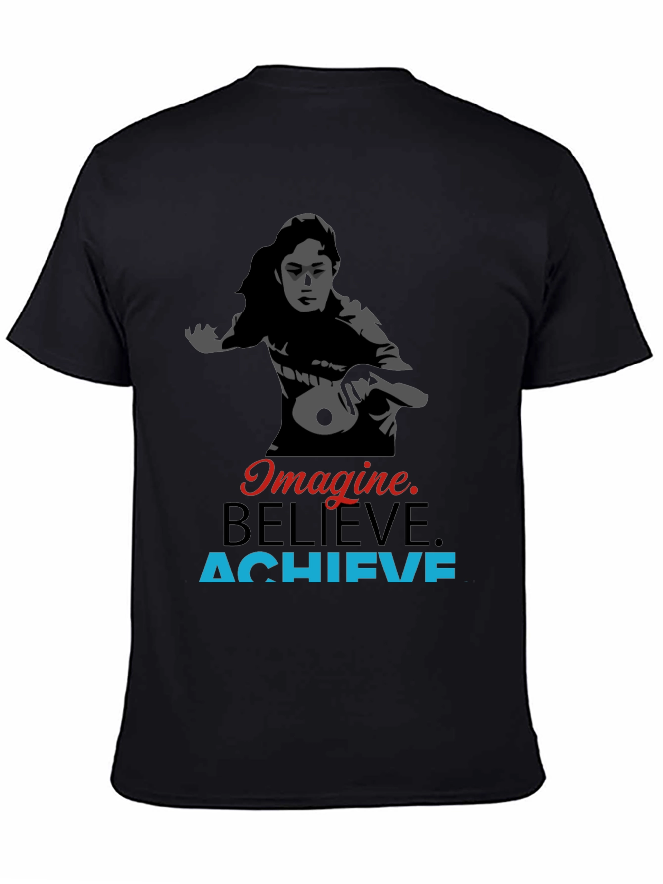 Imagine Believe Achieve Table Tennis Graphic Tee