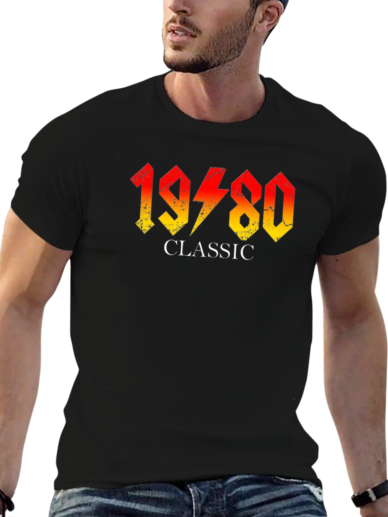1980 Classic Rock Style Graphic Tee