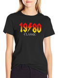 1980 Classic Rock Style Graphic Tee