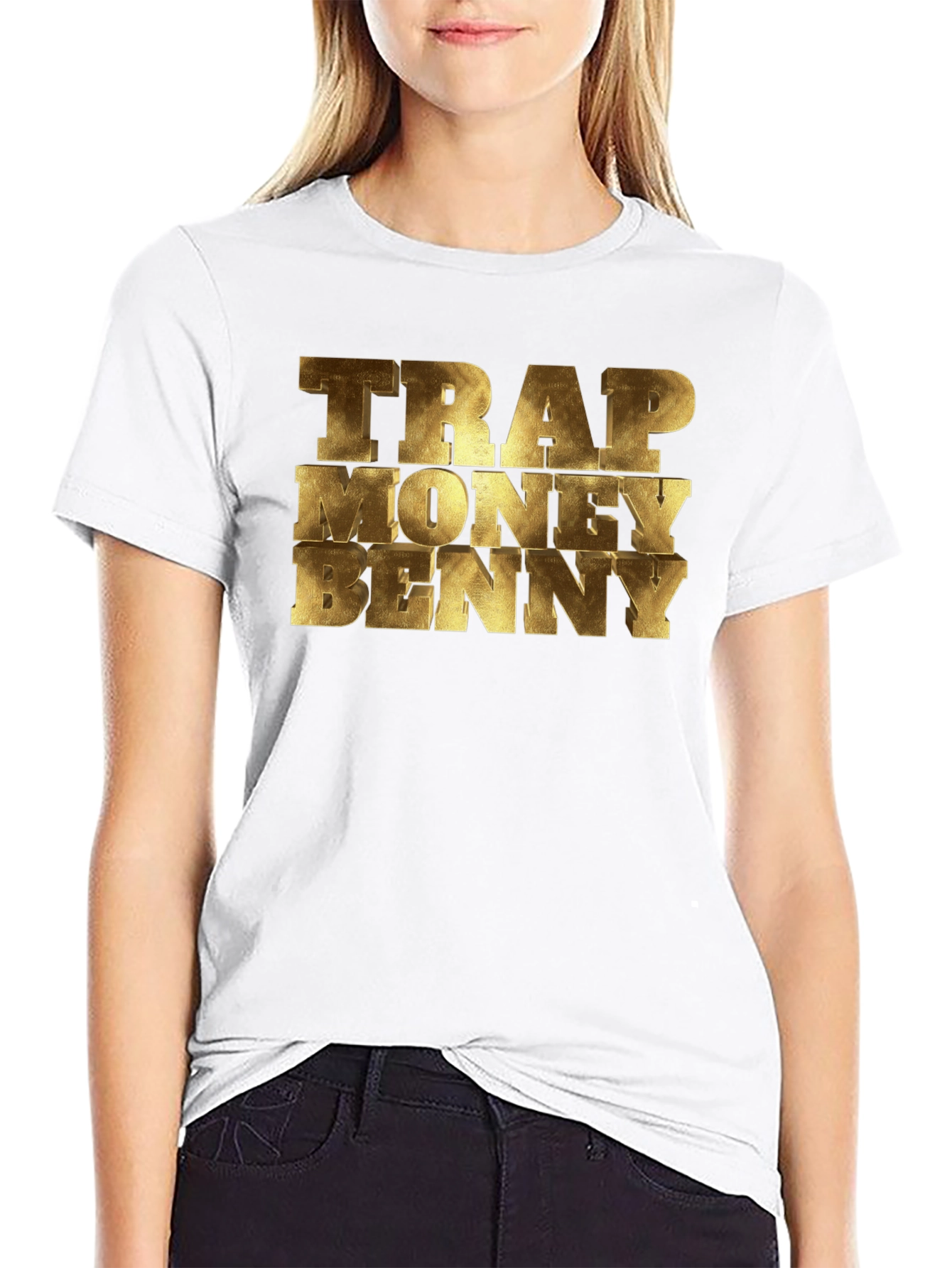 Trap Money Benny Graphic T-Shirt - Black